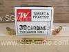 50 Round Box of 30 Carbine 110 Grain FMJ Winchester White Box Ammo For Sale